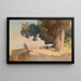 Sonnenaufgang Villa d'Este - Othmar Brioschi — gerahmtes Bild an der Wand
