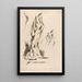 Amants s'embrassant - Otto Gutfreund — gerahmtes Bild an der Wand