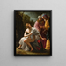 Suzanne et les vieillards - Ottavio Leoni — gerahmtes Bild an der Wand