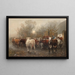 Chasser les vaches de l'étable - Otto Bache — gerahmtes Bild an der Wand