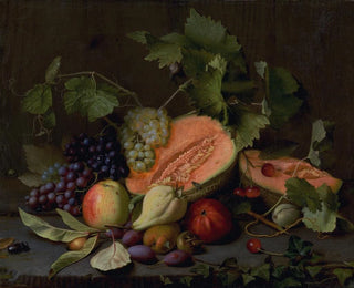 Otto Didrik Ottesen - Still Life With Melons And Grapes.webp