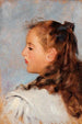 Portrait de profil d'une fille - Otto Friedrich — Ansicht des Kunstwerks