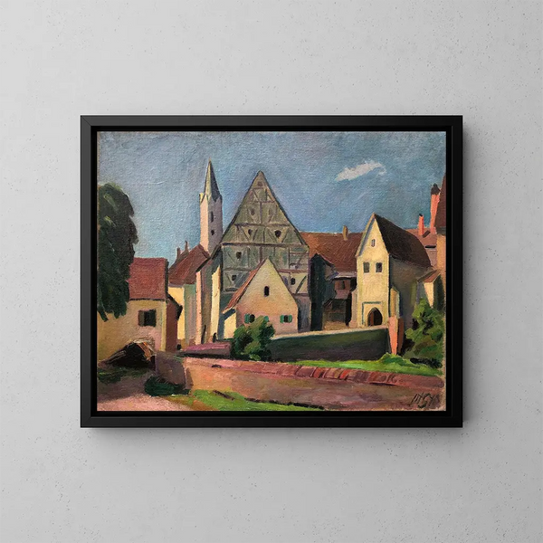 Der Franken - Otto Geigenberger — gerahmtes Bild an der Wand