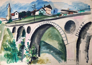 Otto Geigenberger - Gurglbachviadukt bei Reith bei Seefeld in Tirol.webp