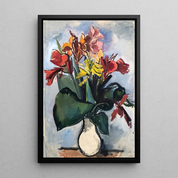 Roseau indien - Otto Geigenberger — gerahmtes Bild an der Wand