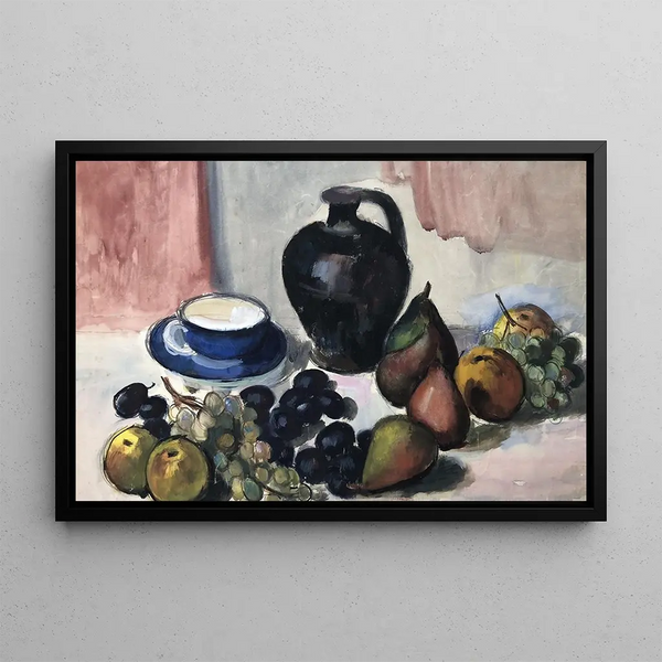 Naturmorte mit Früchten - Otto Geigenberger — gerahmtes Bild an der Wand