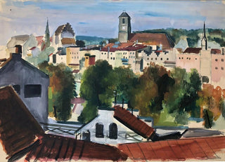 Otto Geigenberger - Wasserburg am Inn Blick vom Magdalenenweg.webp