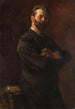 Portrait des Zeichenlehrers Arthur Haferkorn - Otto Greiner — Ansicht des Kunstwerks