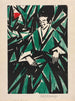 Frau in Grün - Otto Lange — Ansicht des Kunstwerks