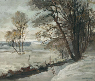 Winterlandschaft - Otto Mueller — Ansicht des Kunstwerks