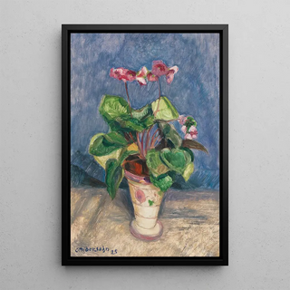 Otto Modersohn - Blhendes Alpenveilchen.webp