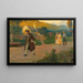 Der einsame Meister Beethoven beim Spaziergang in der Nähe von Wien - Otto Nowak — gerahmtes Bild an der Wand