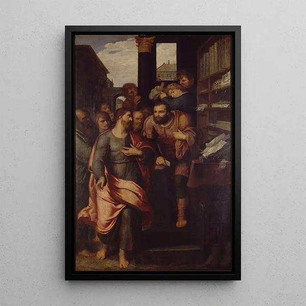 La Vocation de Matthieu - Otto van Veen — gerahmtes Bild an der Wand