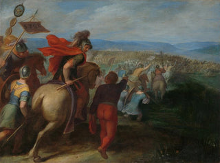 Otto van Veen - The Romans nearly Overpower the Army of Julius Civilis through the Treachery of a Batavian.webp