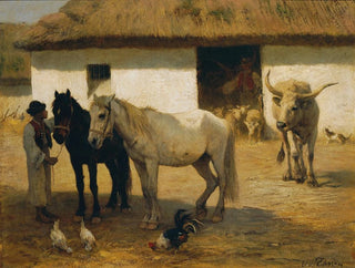 Ferme hongroise - Otto von Thoren — Ansicht des Kunstwerks