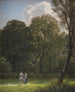Bleichen der Wäsche in einer Lichtung - P. C. Skovgaard — Ansicht des Kunstwerks