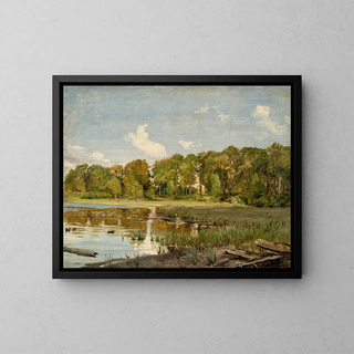 P C Skovgaard - By Lake Gurre Zealand.webp
