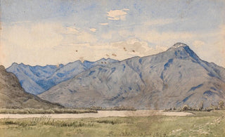 P C Skovgaard - Italiensk landskab med en flod og bjerge.webp