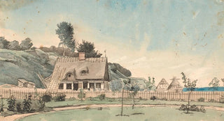P C Skovgaard - Kystlandskab med strtkte huse.webp