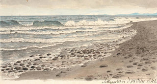 P C Skovgaard - Strandbred med udsigt over Kattegat mod Kullen.webp