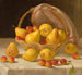 Korb mit Birnen und Äpfeln - John F Francis — Ansicht des Kunstwerks