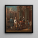 Panneau für ein Pflaster - William Hogarth — gerahmtes Bild an der Wand