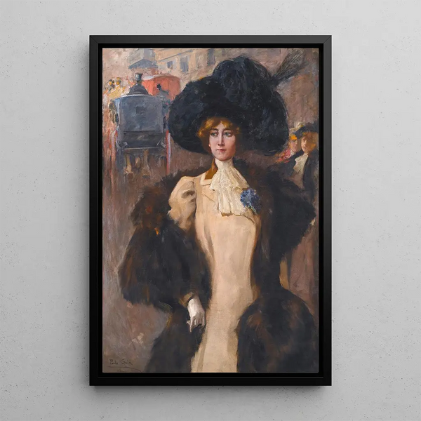 in der Stadt - Paolo Sala — gerahmtes Bild an der Wand