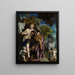 Mars und Venus vereint durch die Liebe - Paolo Véronèse — gerahmtes Bild an der Wand