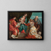 Sainte Conversation - Paolo Véronèse — gerahmtes Bild an der Wand