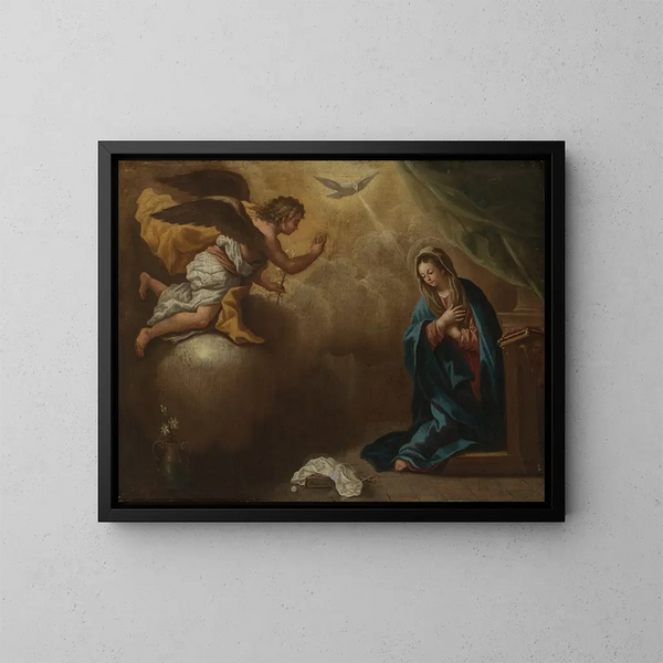 Annonciation à Marie - Paolo de Matteis — gerahmtes Bild an der Wand