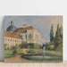 Reproduktion des Gemäldes Park des Schlosses mit Brunnen - Marie Egner