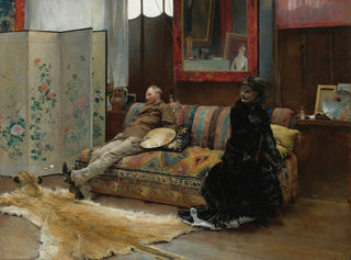 PascalAdolpheJean DagnanBouveret - Bouderie Gustave Courtois In His Studio.webp