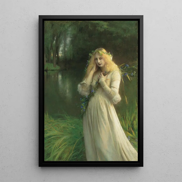 Ophélie - Pascal-Adolphe-Jean Dagnan-Bouveret — gerahmtes Bild an der Wand