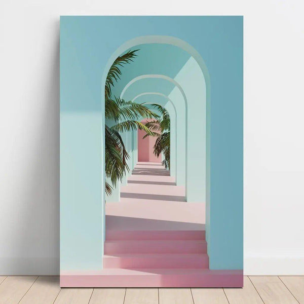 Passage tropical | Décoration murale abstraite | Reproduction Tableau Décoration murale affiche copie