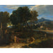 Reproduktion des Gemäldes Pastorale mit einem jungen Hirten und einer Frau mit einem Kind in den Armen - Jean-François Millet