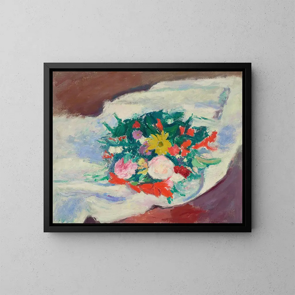 Blumen - Patrick Henry Bruce — gerahmtes Bild an der Wand