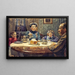 L'heure du souper - Patrick Joseph Tuohy — gerahmtes Bild an der Wand