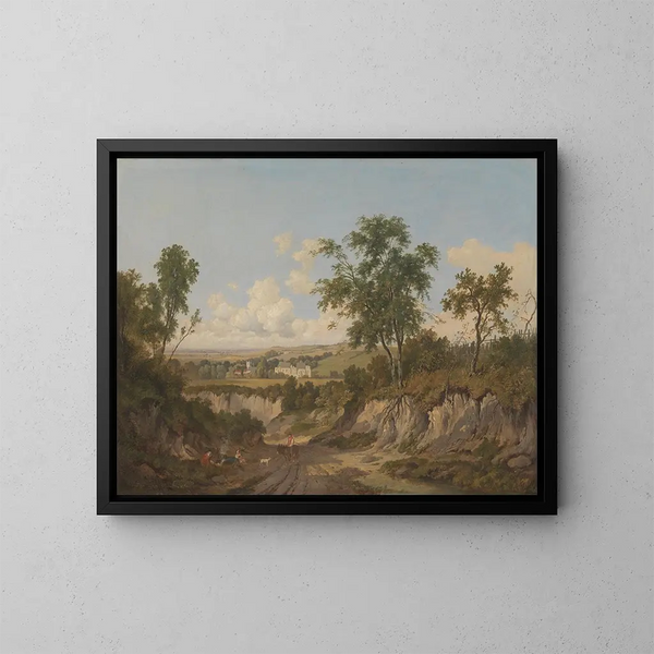 Penshurst Place, Kent - Patrick Nasmyth — gerahmtes Bild an der Wand