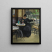 Au Café - Paul-François Quinsac — gerahmtes Bild an der Wand
