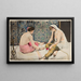 Joueuses d'osselets - Paul Alexandre Alfred Leroy — gerahmtes Bild an der Wand
