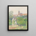 Vue de Homberg an der Efze - Paul Baum — gerahmtes Bild an der Wand