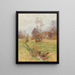 Die Art und Weise, wie die Morgensonne - Paul Baum — gerahmtes Bild an der Wand