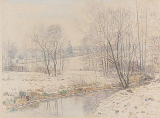 Flusslandschaft in Hessen - Paul Baum — Ansicht des Kunstwerks