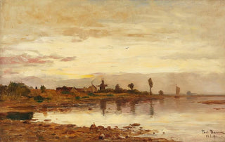 Paul Baum - Hollndische Kanallandschaft.webp