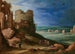 Capriccio der Via Appia Antica bei Rom mit dem Grabmal von Cecilia Metella und dem Aquädukt von Claudius - Paul Bril — Ansicht des Kunstwerks