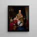 Künstlerischer Druck Selbstporträt mit Familie im Atelier des Künstlers - Paul Claude-Michel Carpentier — gerahmtes Bild an der Wand