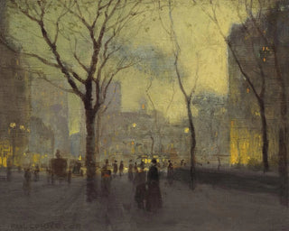 Hôtel Plaza sous la pluie - Paul Cornoyer — Ansicht des Kunstwerks