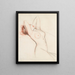 Pas - Paul César Helleu — gerahmtes Bild an der Wand
