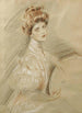 Portrait einer Frau - Paul César Helleu — Ansicht des Kunstwerks