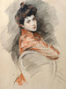 Portrait von Elisabeth Van Beema - Paul César Helleu — Ansicht des Kunstwerks